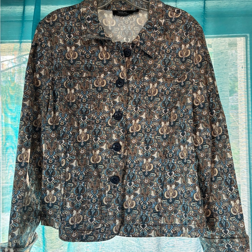 Tribal Jacket Paisley/Art Deco-Inspired